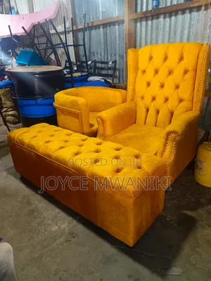 Pedicure Seat, Manicure Seat and a Waiting Bench 