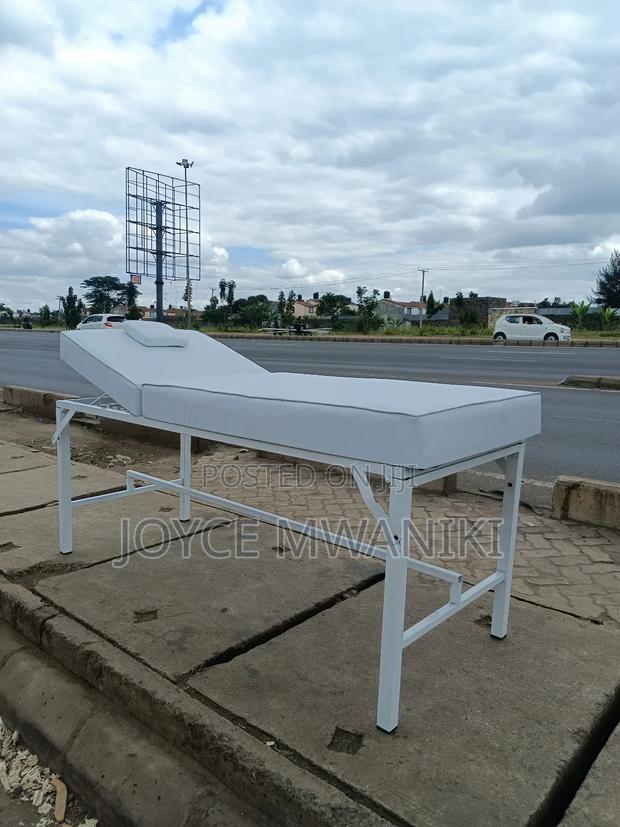 Foldable White Colour Massage Bed - main view