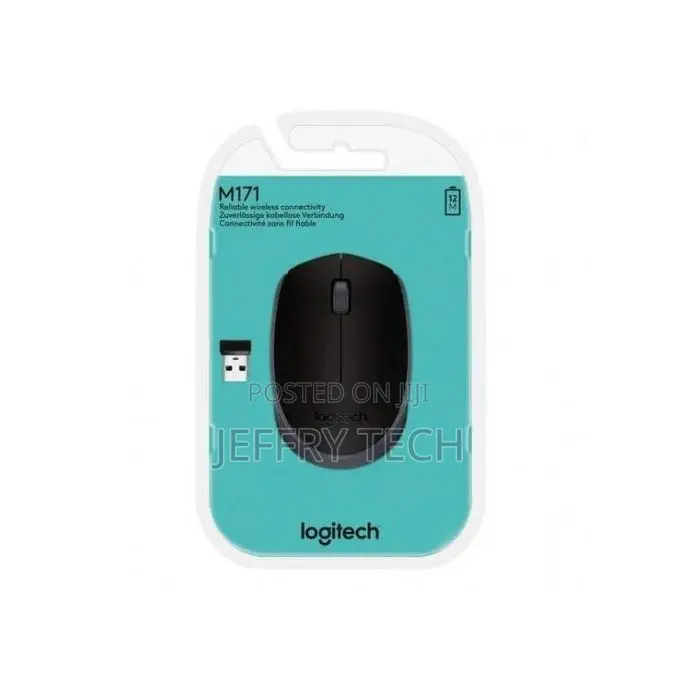 Logitech M171 Wireless Mouse (Black)