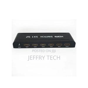 HDMI SWITCH 5 Inputs 1 Output 3D Full HD + Remote Control - thumbnail 2