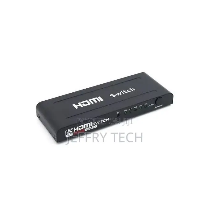 HDMI SWITCH 5 Inputs 1 Output 3D Full HD + Remote Control