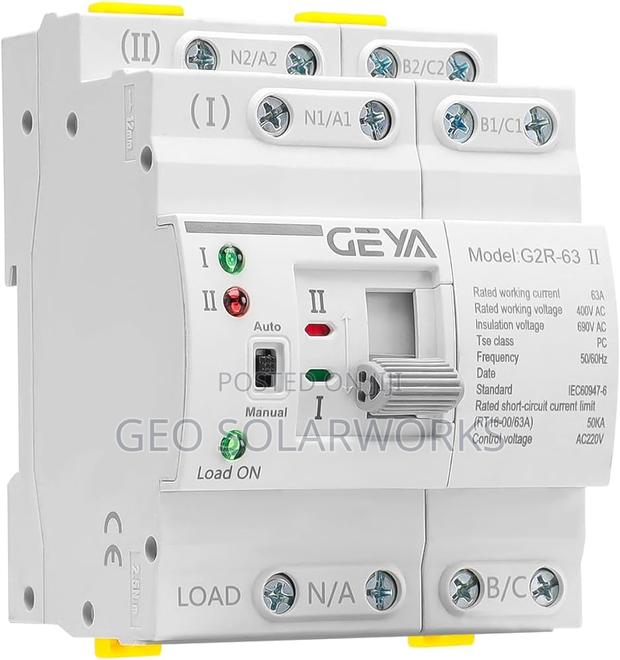 63A 4 Pole DIN Rail Automatic Changeover /Transfer Switch