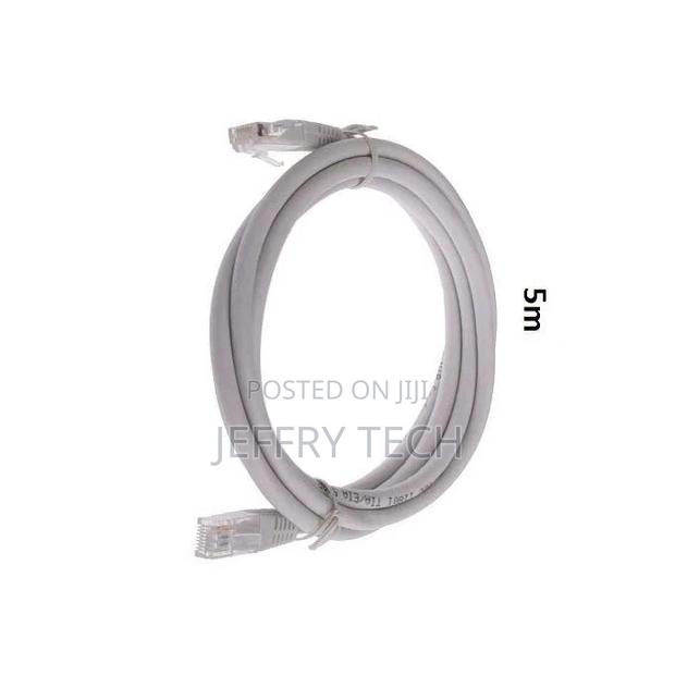 FTP Network Cable - 5m - Cat 6 - Shielded and Crimped - Grey - thumbnail 2