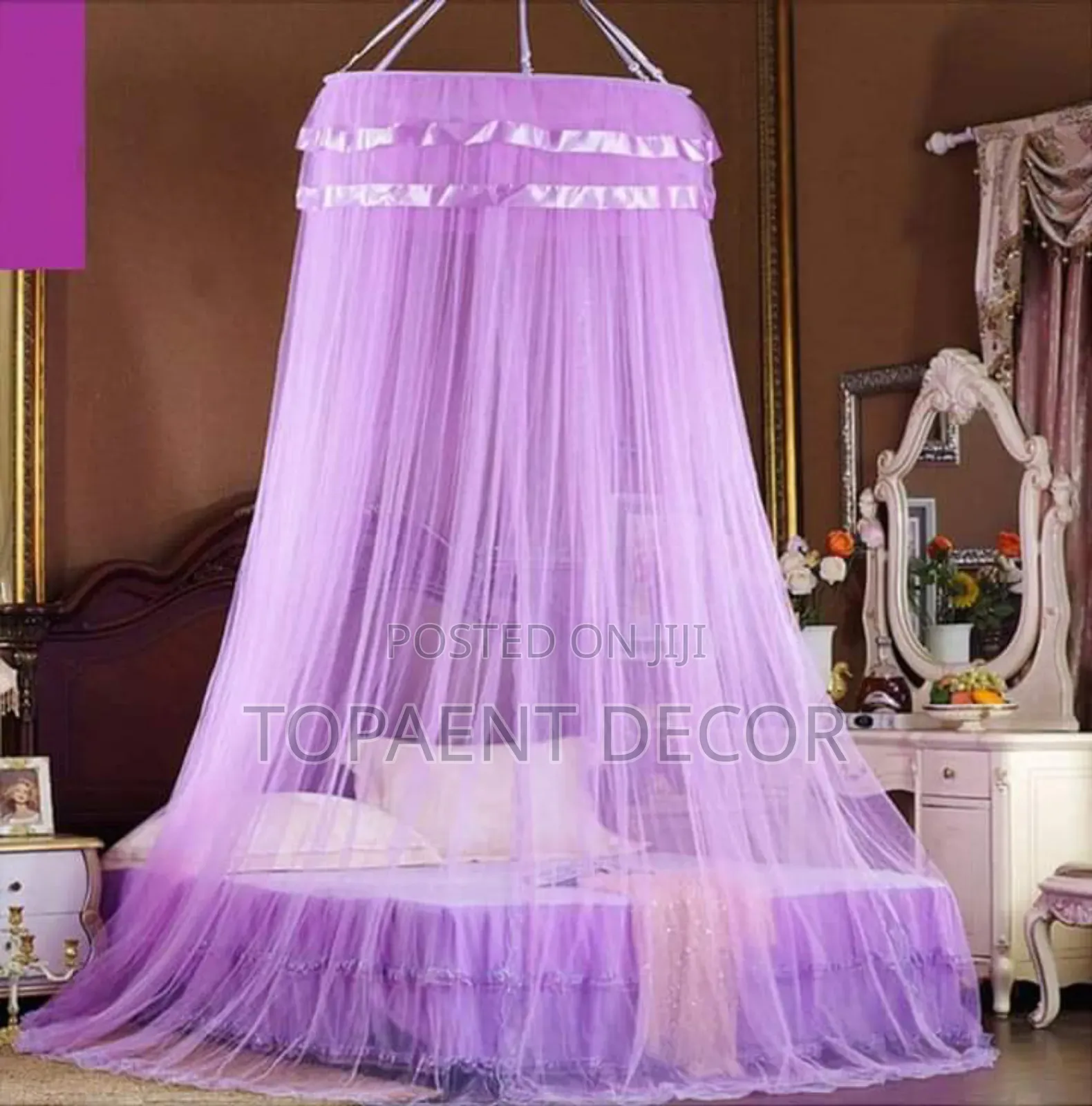 Purple Round Mosquito Net Purple Round Mosquito Net