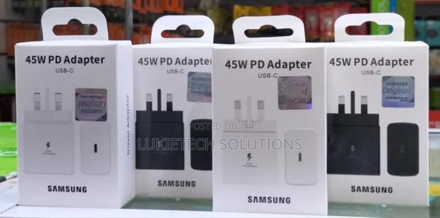 Samsung Charger.(45 Watts ) 45 Pd Adapter, Usb C to C Cable - thumbnail 2