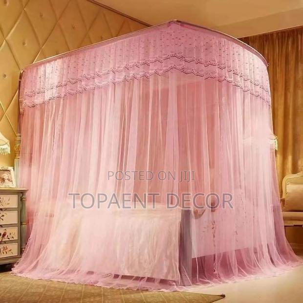 Pink 6 by 6 2 STAND MOSQUITO NET