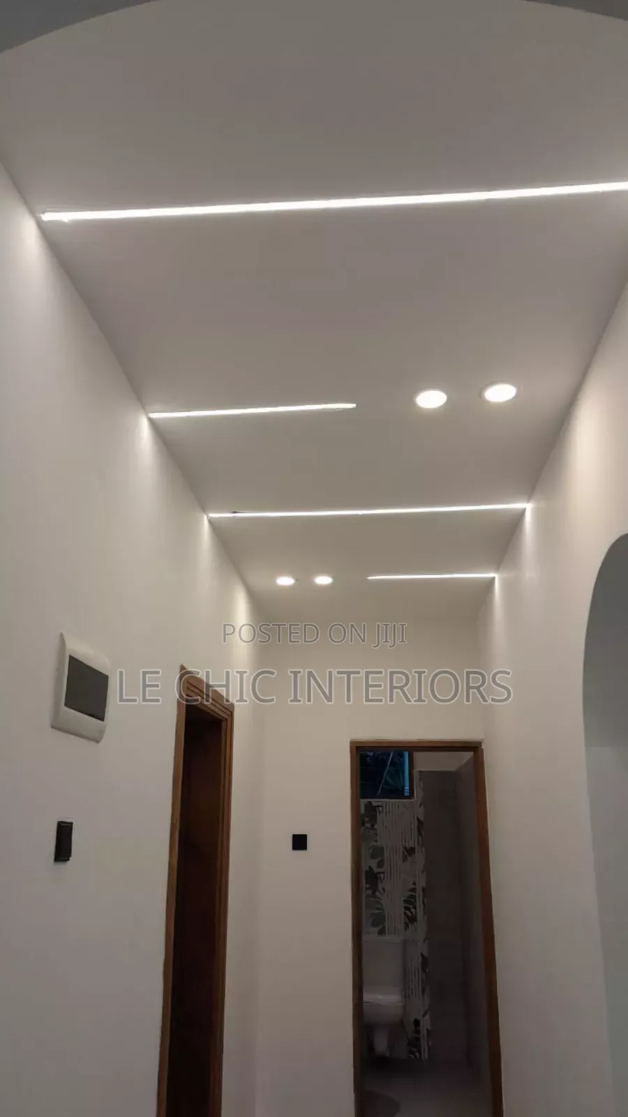 Gypsum Ceiling and Lights Installation