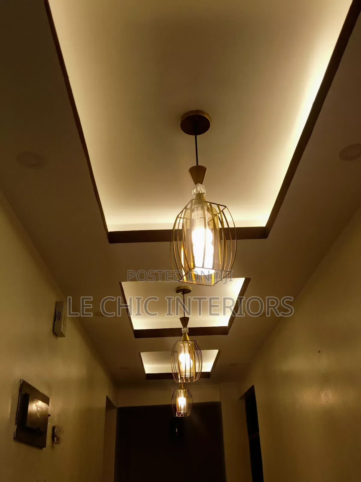 Gypsum Ceiling and Lights Installation
