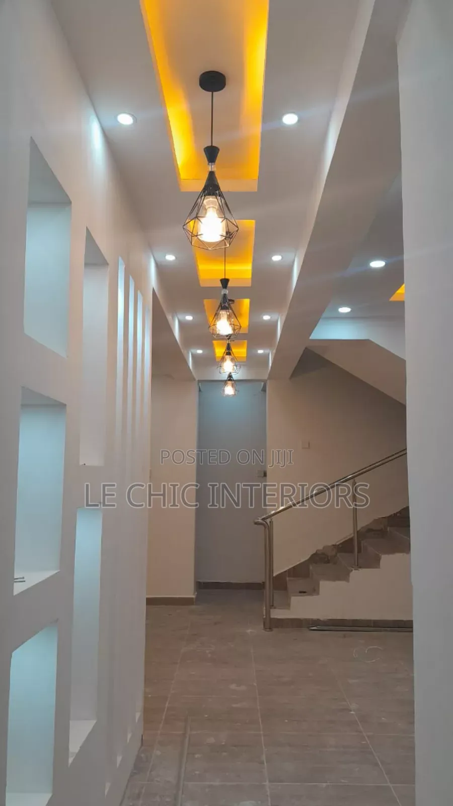 Gypsum Ceiling and Lights Installation