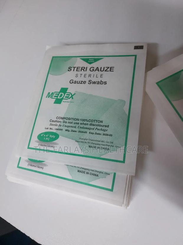 Sterile Gauze Swabs. -100s