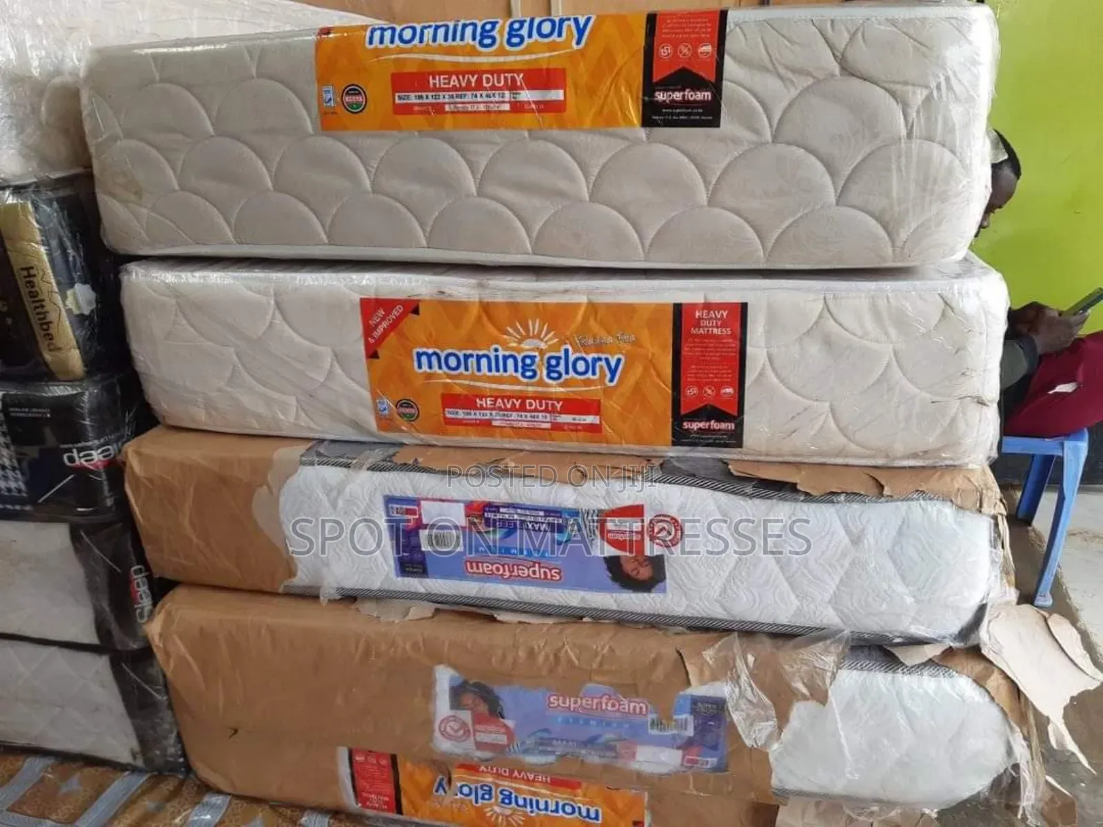Offer! 4by6 12inch Heavy Duty Mattress + 2 Free Pillows