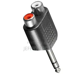 2X RCA Female/Male Jack Adapter.