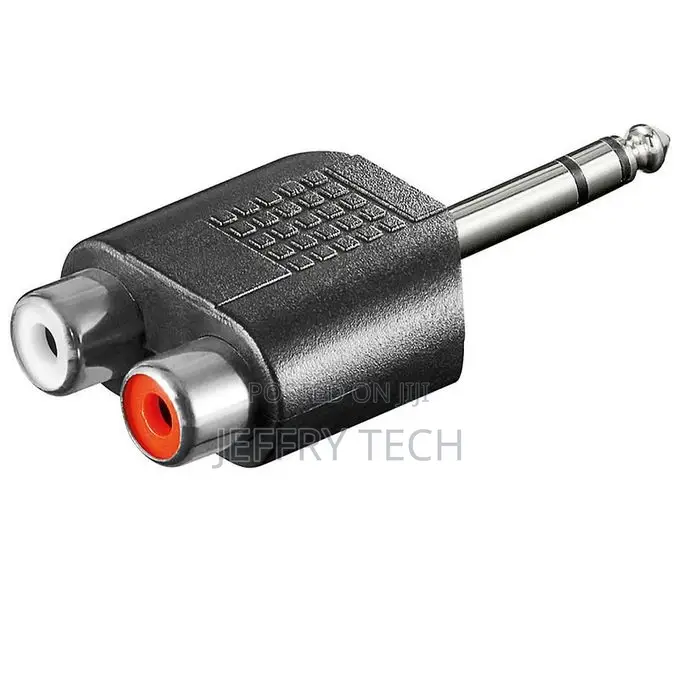 2X RCA Female/Male Jack Adapter.
