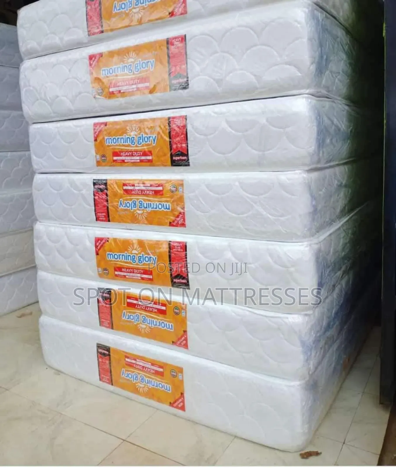 All-White! 5by6 10inch HD Quilted Mattresses.