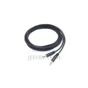 Auxiliary Audio MP3 Cable - 1 Meter - Male/Male -/Black