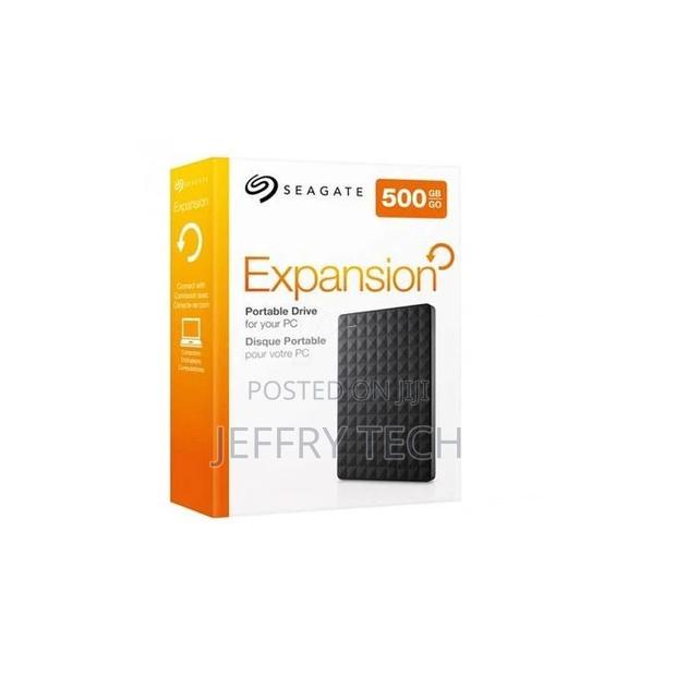 Seagate SEAGATE Expansion External Hard Drive - 500GB - Blac - main view