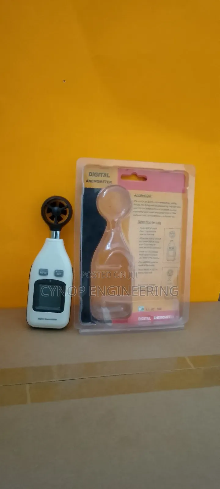 Portable Digital Anemometer for Field Use
