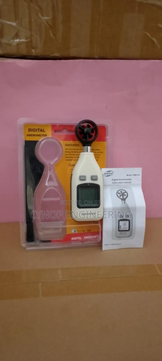 Digital Anemometer With Memory Storage Capability - main view