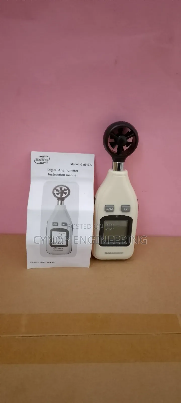 Digital Anemometer With Sensitivity Sensors