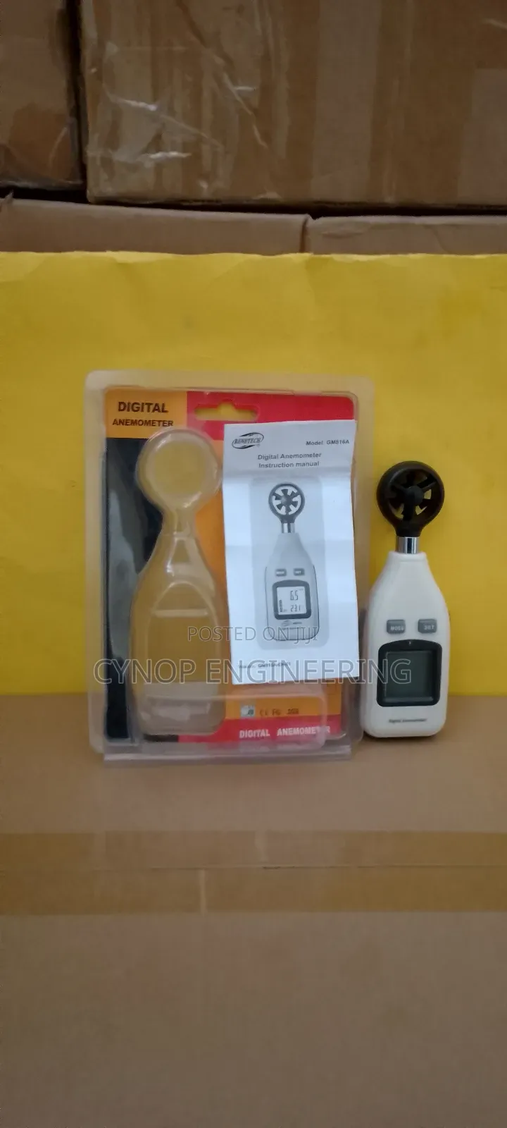 Digital Anemometer for Research and Development