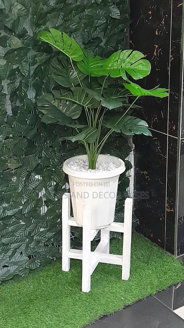 Complete Set Plant, Plastic Vase and Stand KSH 2500 - main view