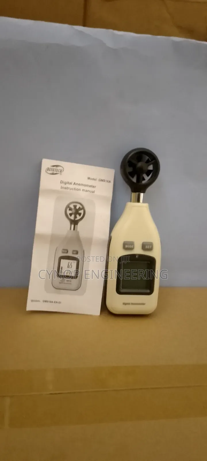 High Speed Digital Anemometer for Quick Measurements