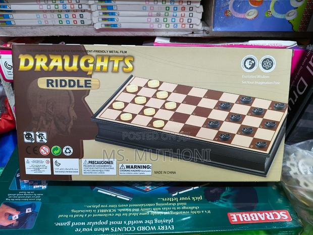 Draughts / Checkers Riddle - main view
