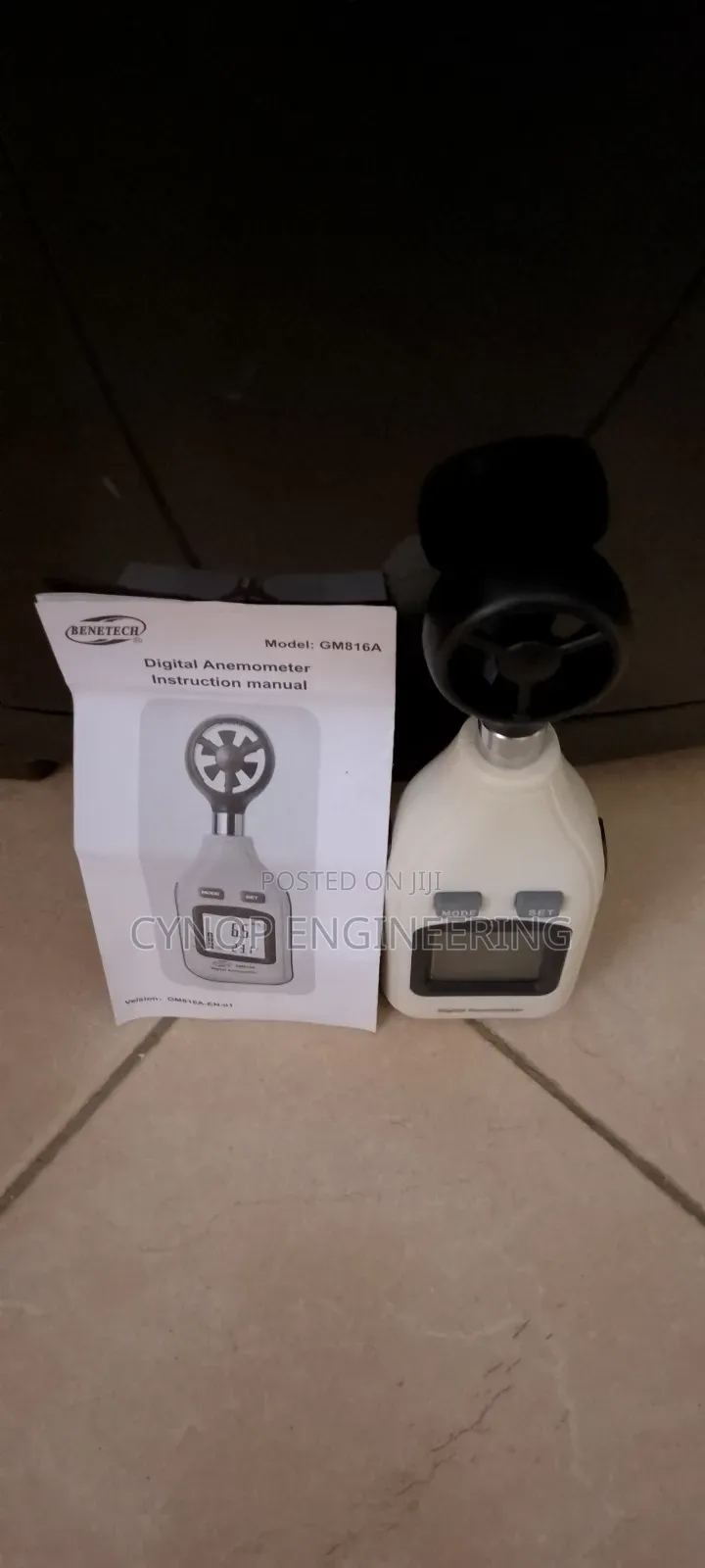 Digital Anemometer With Robust Housing Design