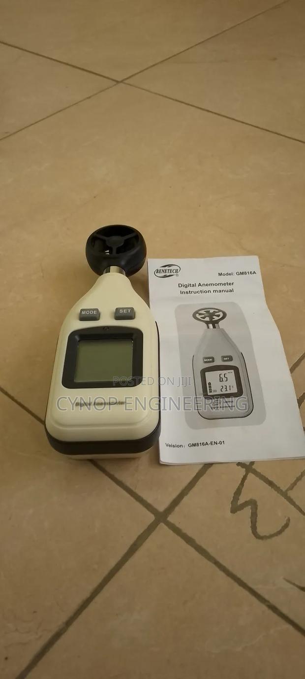 Digital Anemometer With Real Time Wind Mapping
