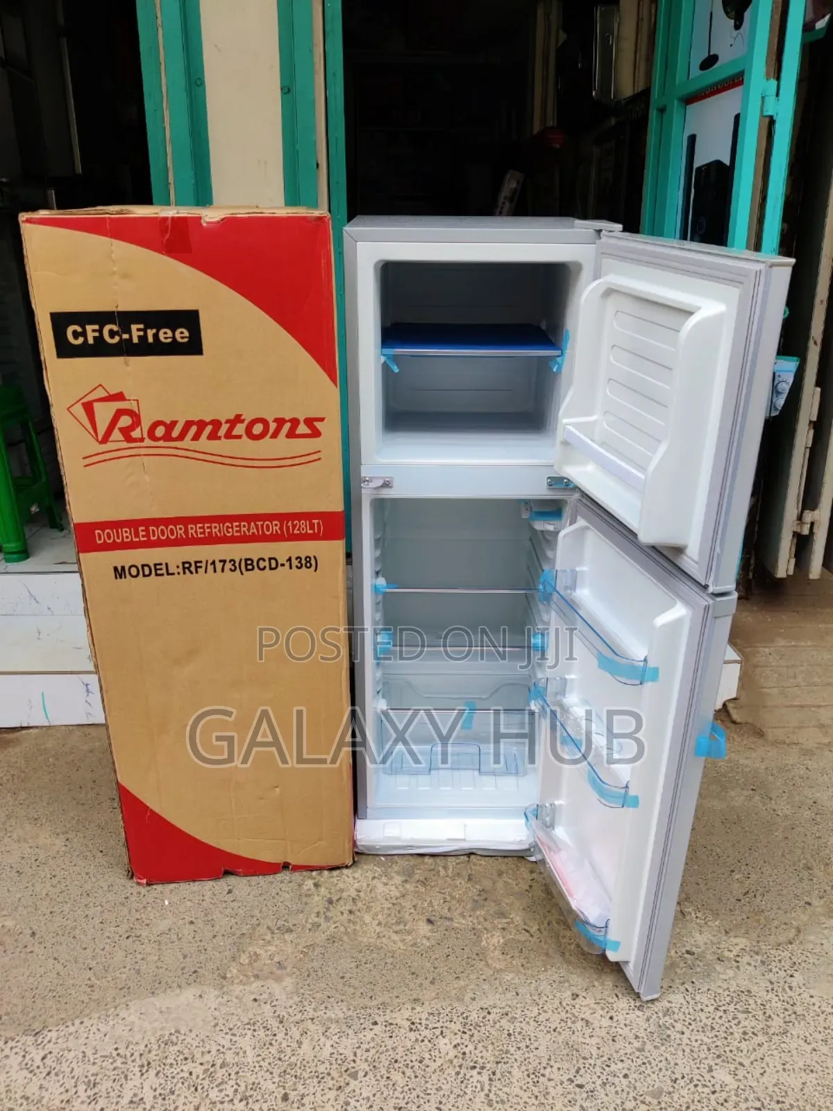 Ramtons 128 Litres Double Door Top Freezer Refrigerators