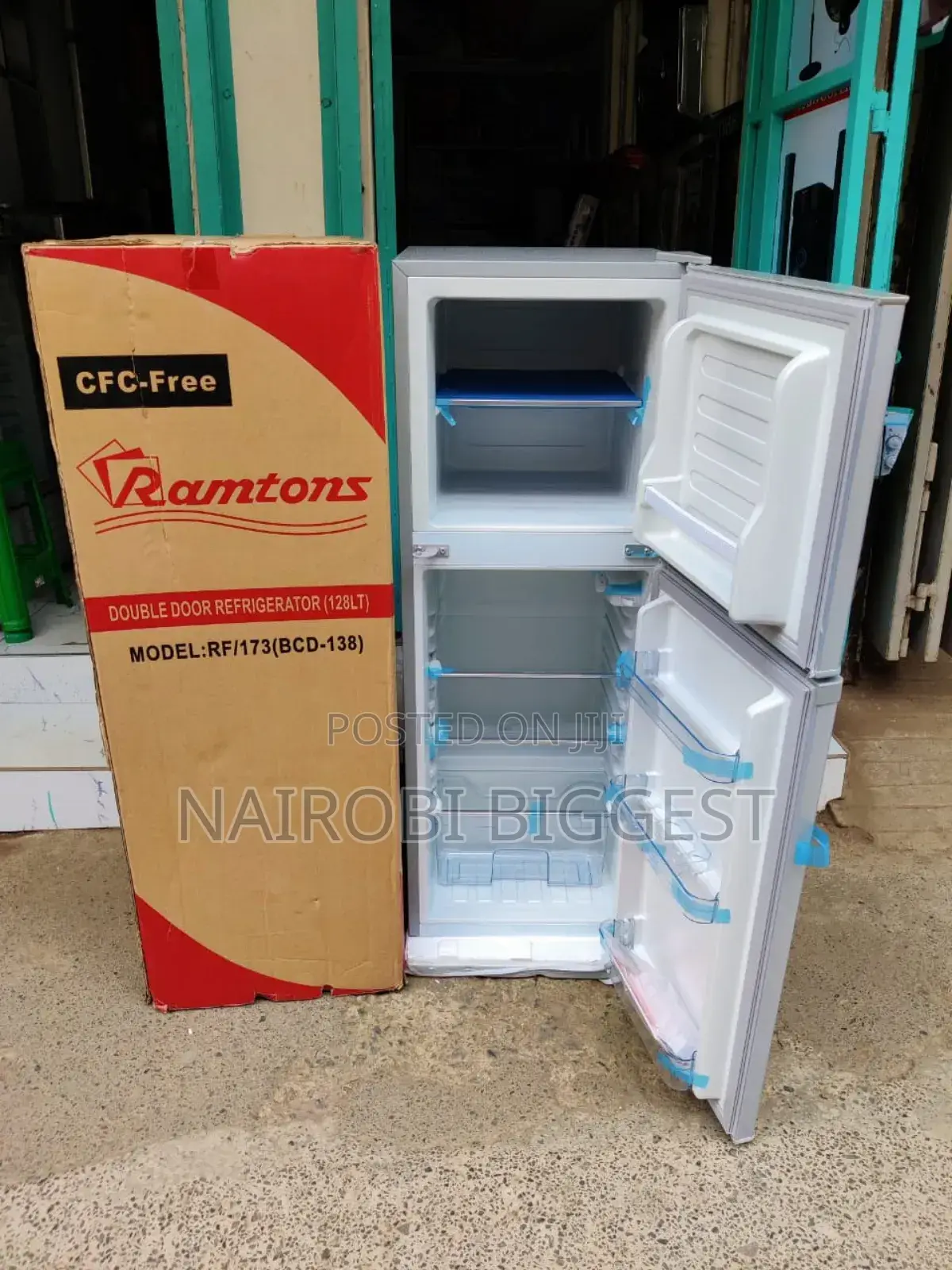 Ramtons Fridge Double Fridge 128litres Rf173