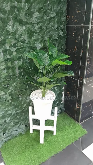 Plant,Vase With Pebble Stones and Stand 2500ksh