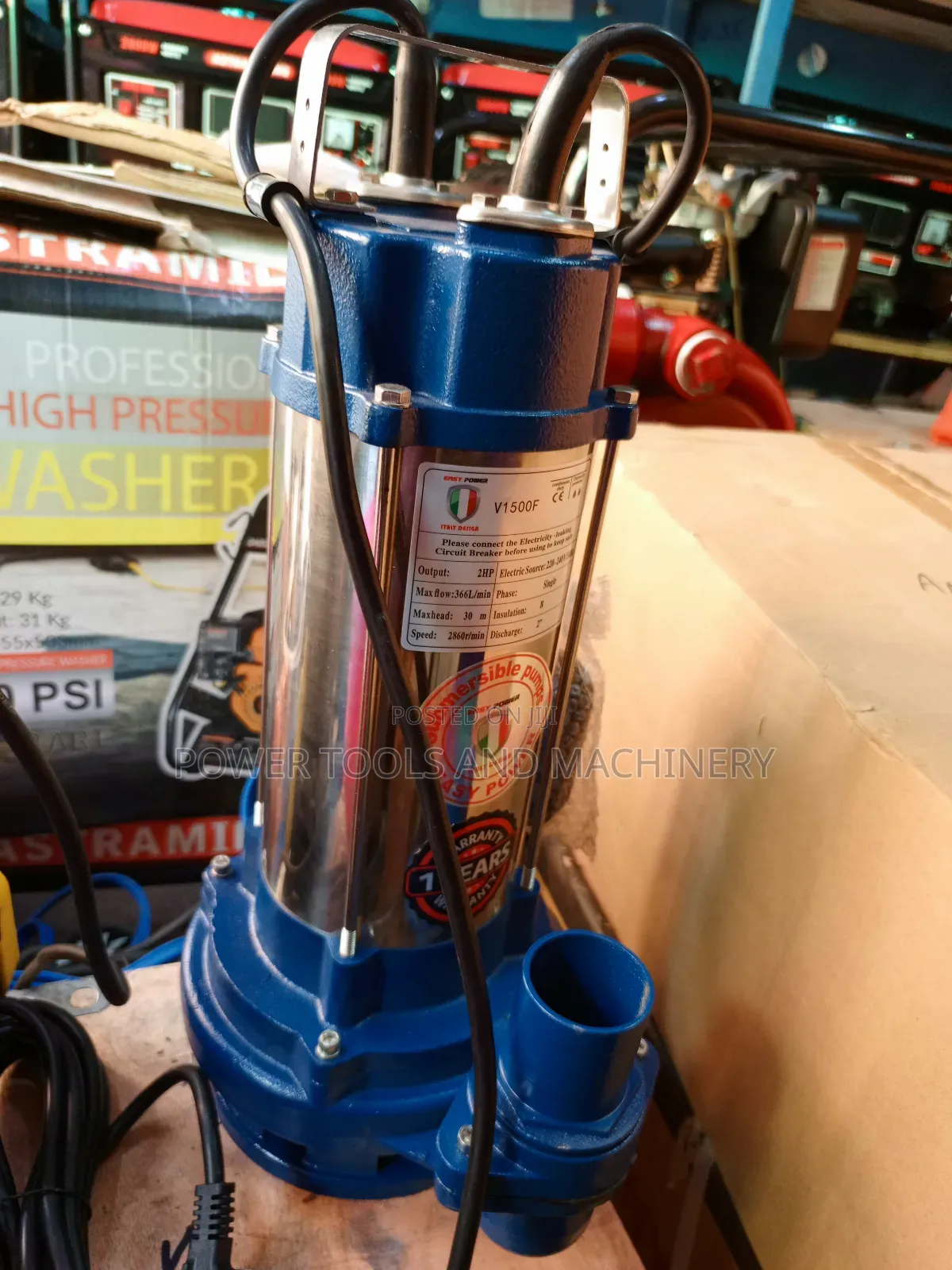 Sewage Pump, 30m 2" Sewage Pump