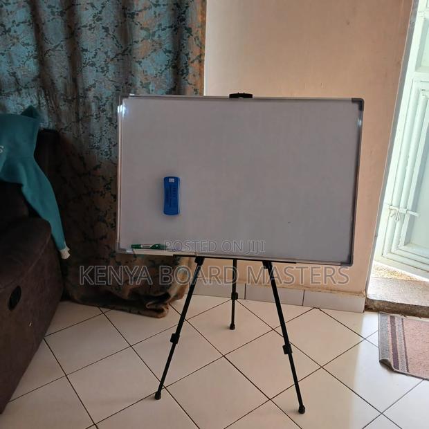 Sleek Whiteboards With Stand. A Whiteboard on a Tripod Stand - main view