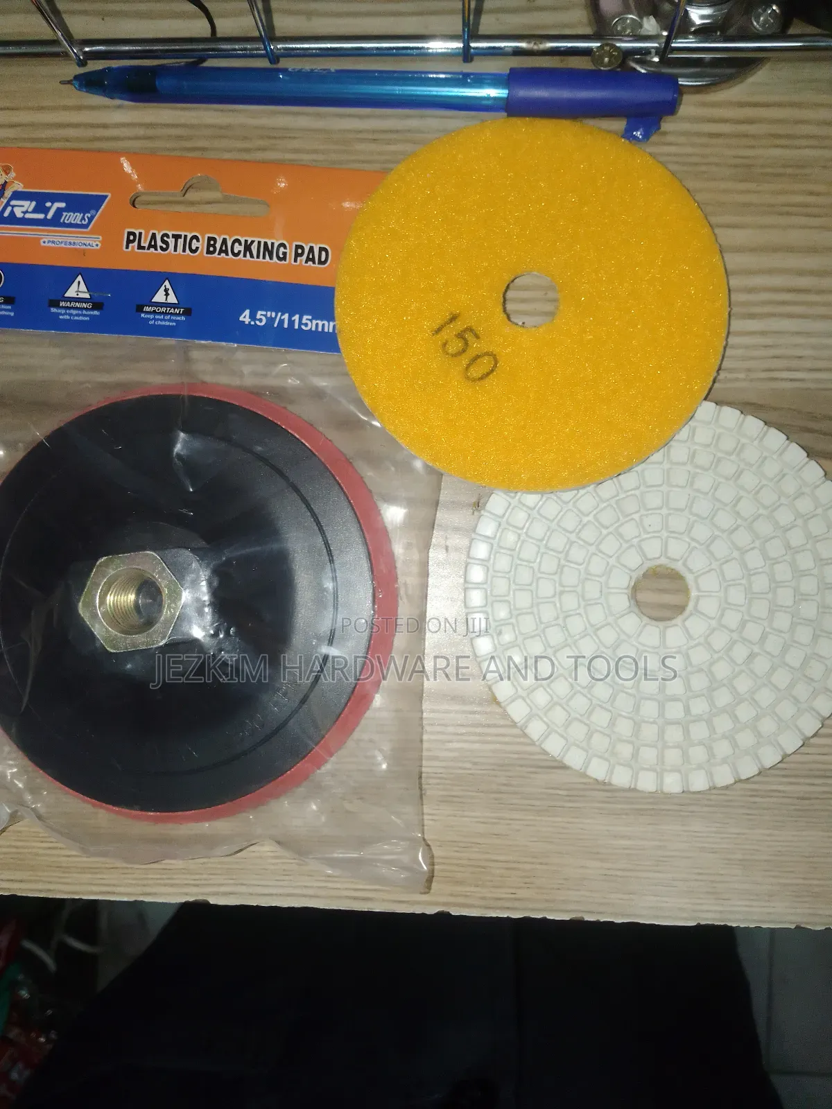 Bucking Pads and Polishing Pads