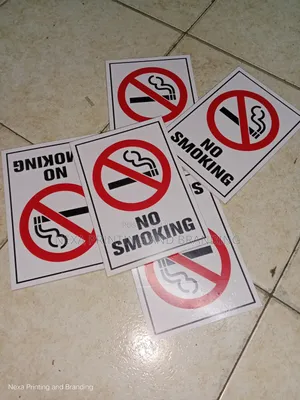 No Smoking Signs