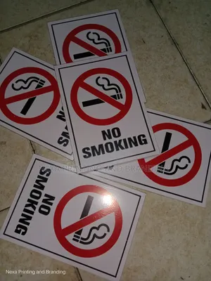 No Smoking Signs
