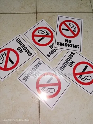 No Smoking Signs