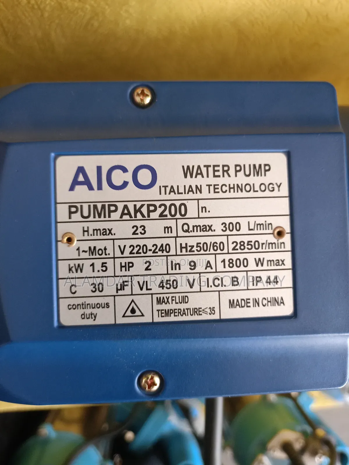 Booster Water Pump