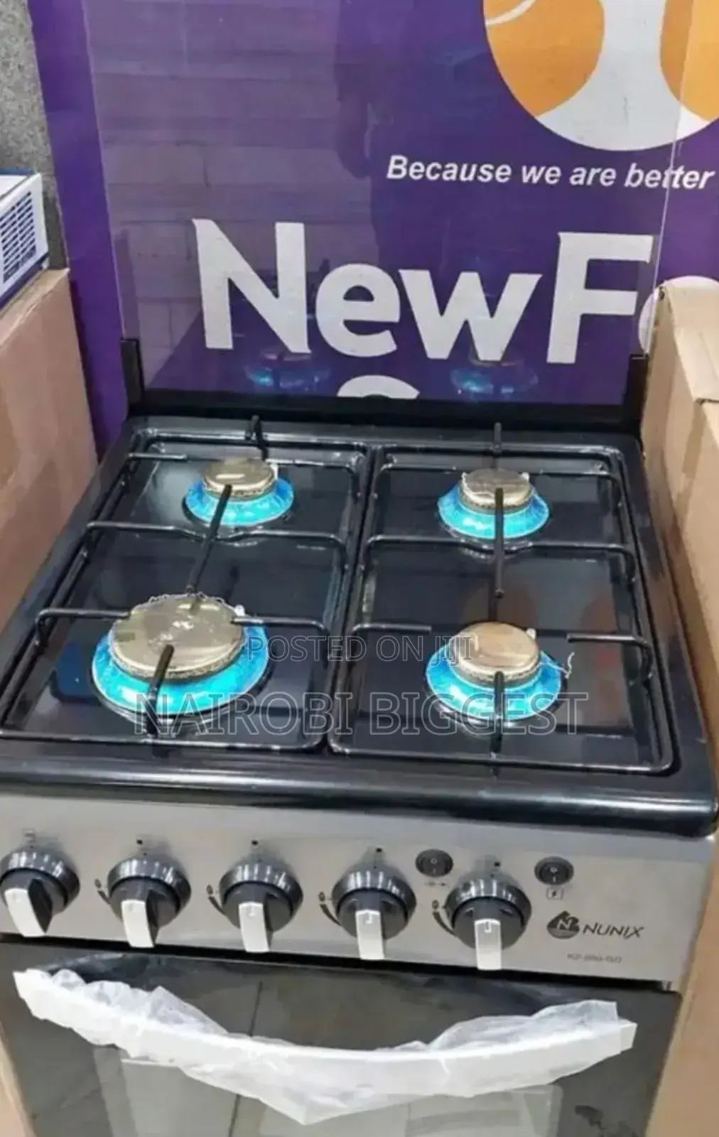 Nunix  Full Gas 4 Burner Cooker