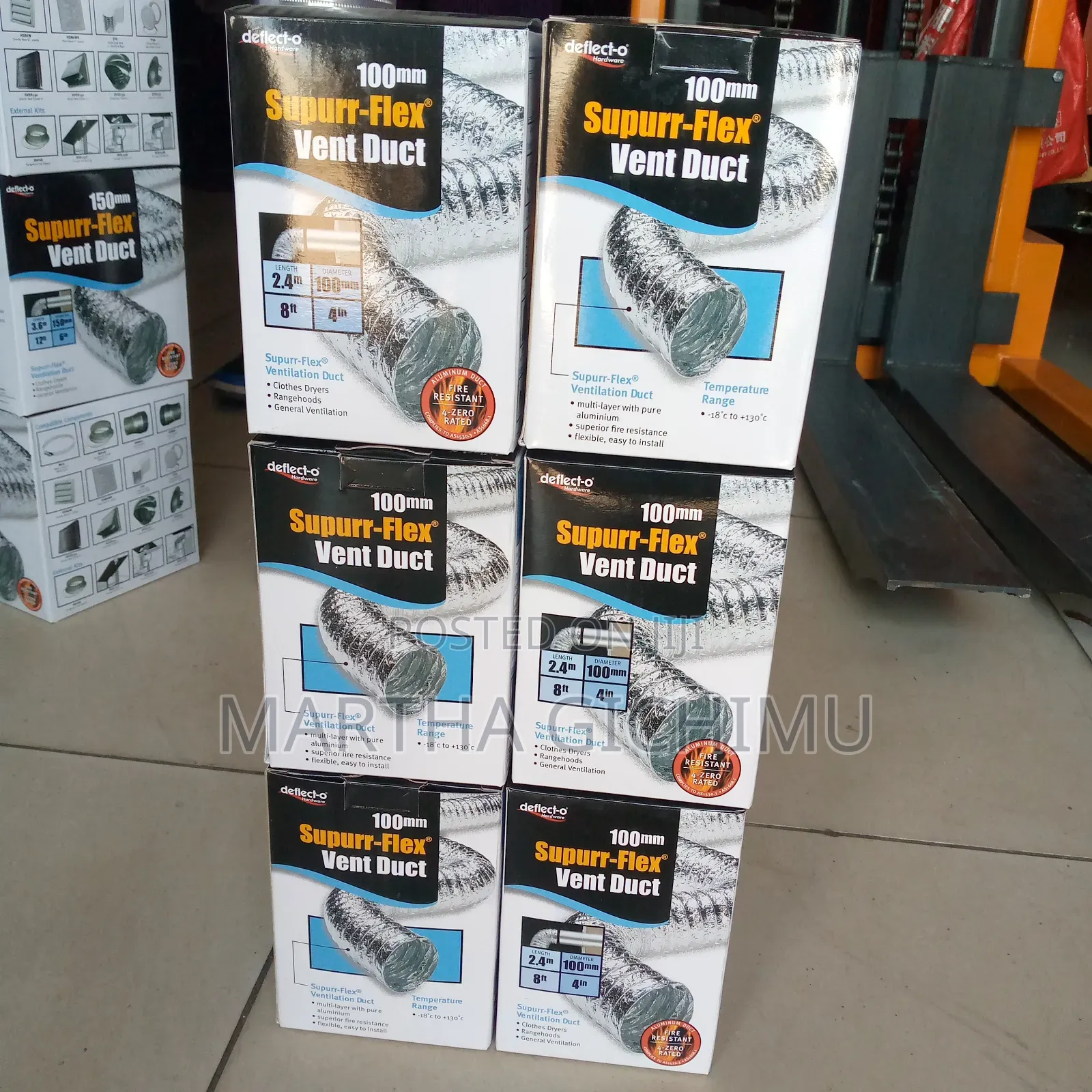Vent Duct 100mm
