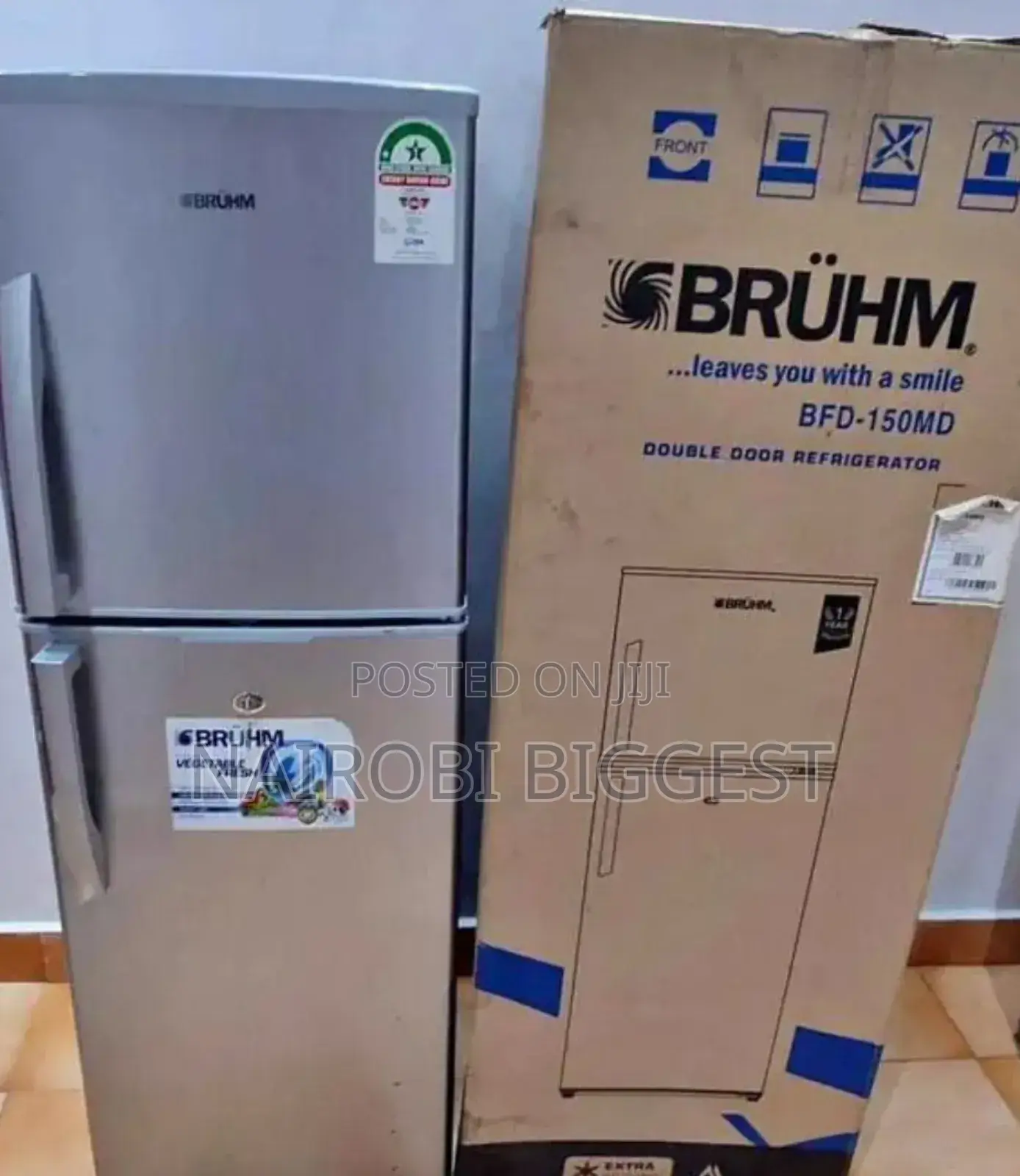 Excellent Bruhm 138 Litres Fridge
