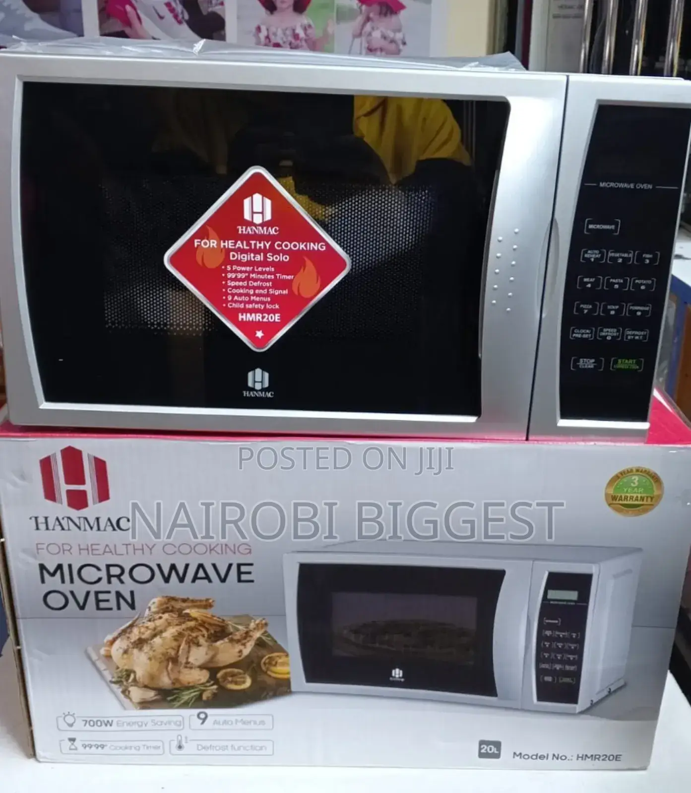 20 Litres Hanmac Digital Microwave