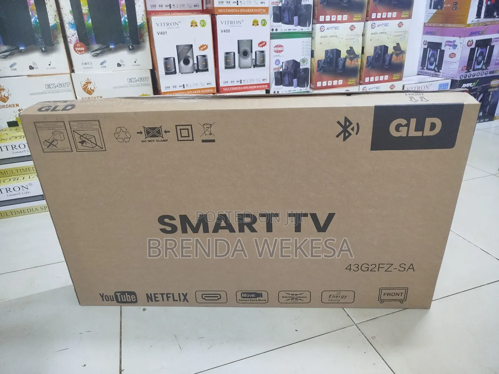 GLD 43 Inch Smart Tv Android Full Hd Bluetooth Netflix,