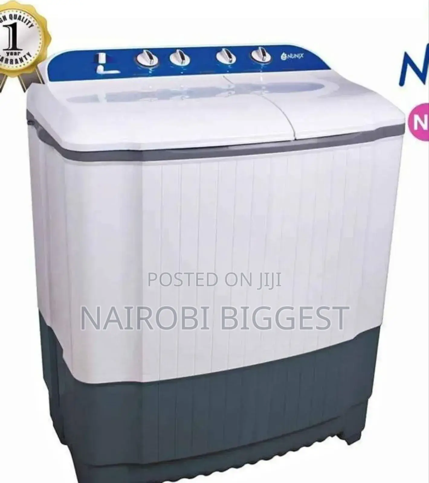 Nunix 10kg Twin-tub Washer Machine