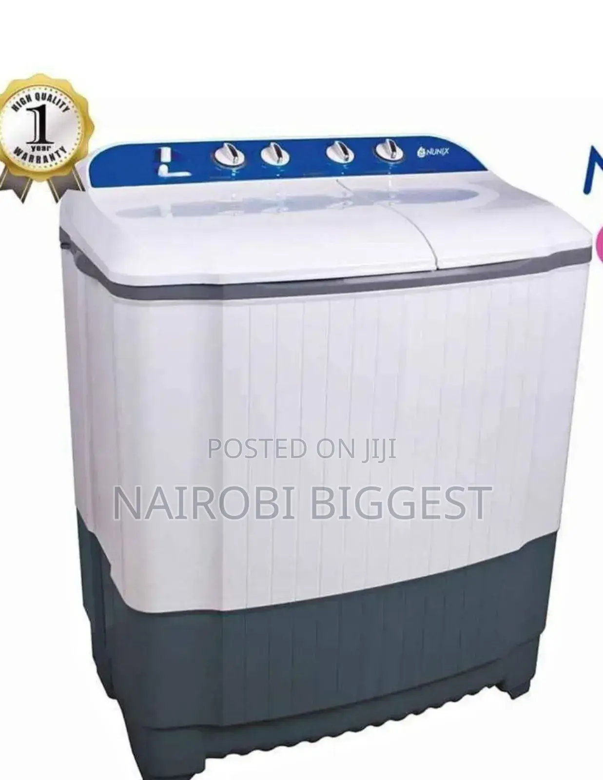 Nunix 10kg Twin Tub Washing Machine