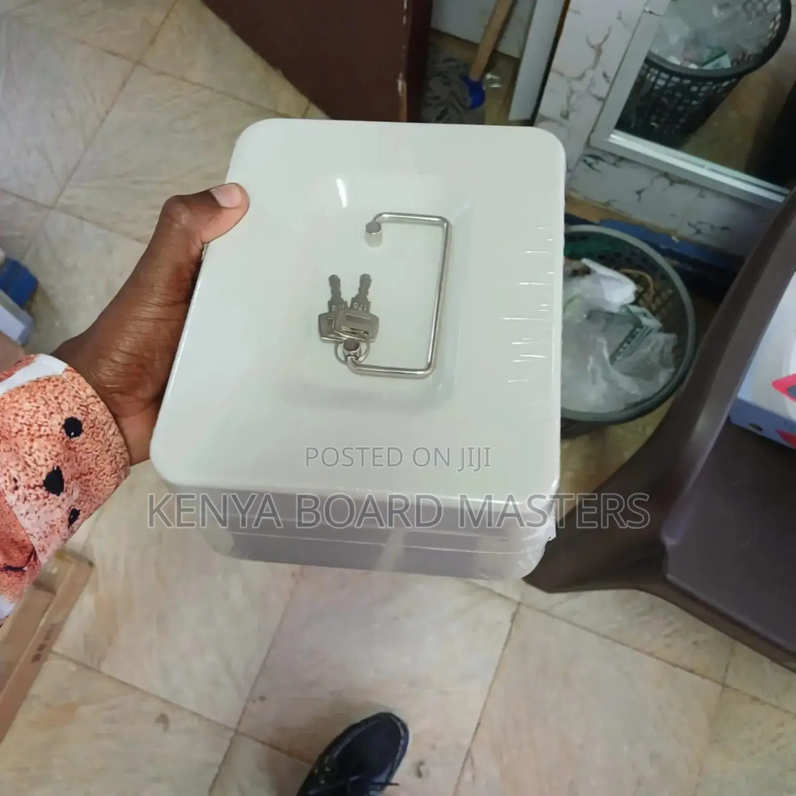 White Coloured Money Box Available. Money Box Cash Box