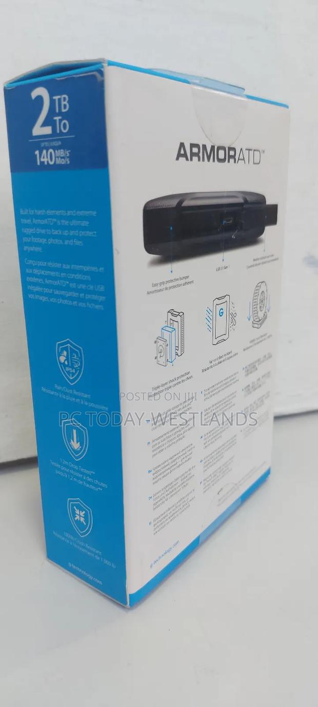 G-Technology 2TB Armoratd All-Terrain Rugged Portable 140mbp - thumbnail 12