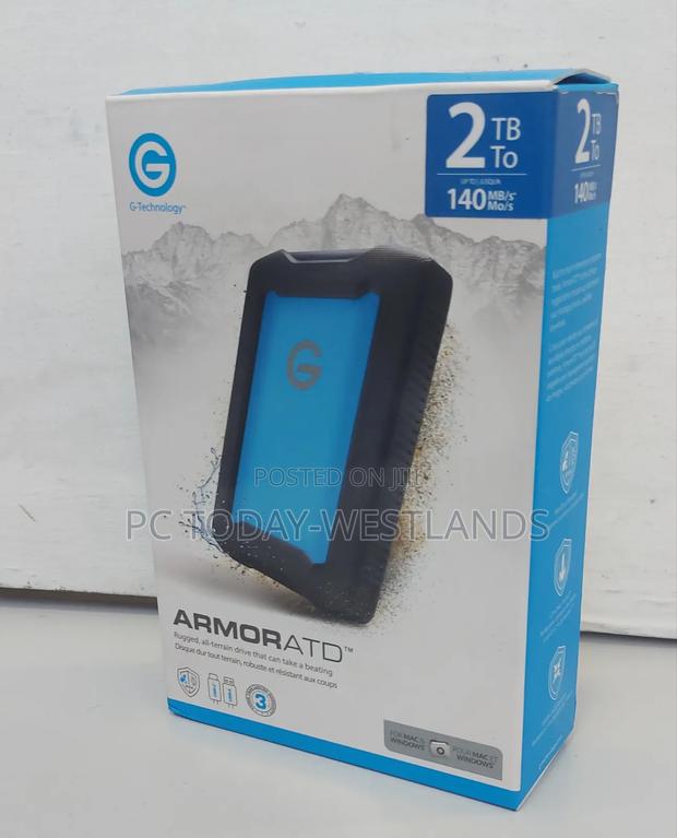G-Technology 2TB Armoratd All-Terrain Rugged Portable 140mbp - thumbnail 13