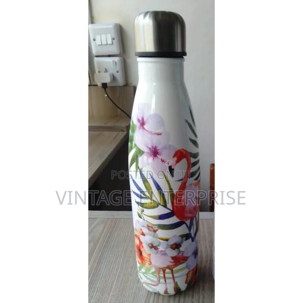 Hot Cold Flowered Water Bottles. 